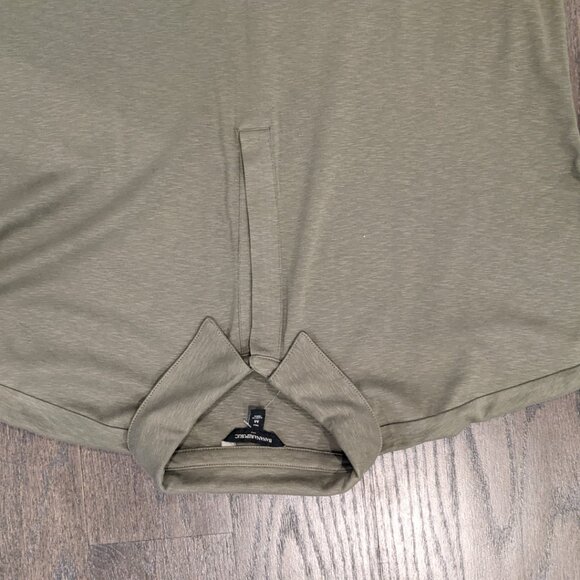 Good condition Banana Republic T Shirt Dress Olive Green Size M Tall - Picture 2 of 6